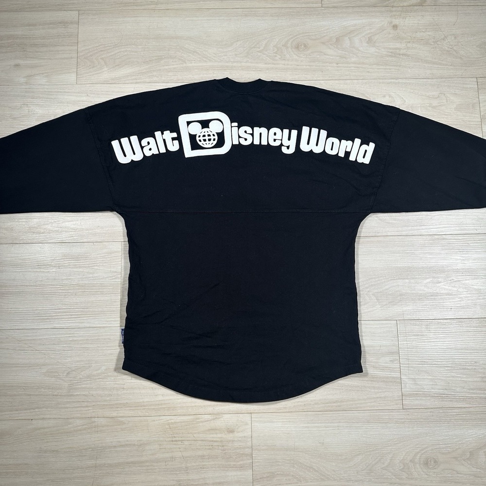 Disney Parks Spirit Jersey Exclusive Walt Disney World Adult Small Black EUC